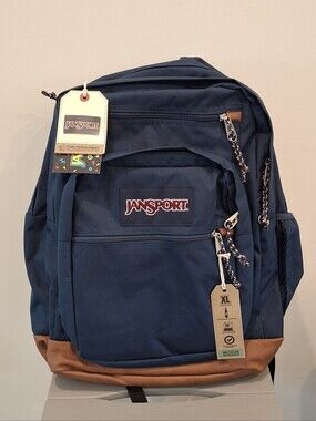 JanSport Cool Student Laptop XL Backpack - Navy